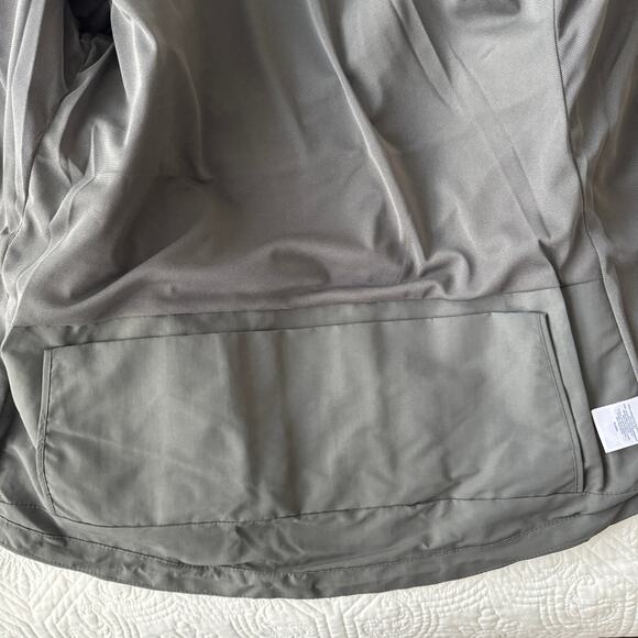 Lands’ End CS Outrigger Mesh Lined Jacket w/Hood Storm Flap Soapstone Small NWT - Picture 8 of 16